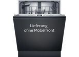 SIEMENS vollintegrierbarer Geschirrspüler "SN63HX11TE", Energieeffizienz: D, silber (weiß), B:59,8cm H:81,5cm T:55cm, Geschirrspüler, aquaStop Garantie & Programmstatus-Projektion auf dem Boden, vollintegrierbarer Geschirrspüler