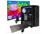 GAMEMAX PC-Komplettsystem "MegaDeal Diamond BK 2613 Ryzen 5 5600G Radeon Graphics 32GB 1TB SSD", Energieeffizienz: E, schwarz, Microsoft Windows 11 Home (64 Bit), 32 GB RAM 1.000 GB SSD, Computer_Komplettsysteme, Windows 11 + MSI MAG 32C6 Curved Monitor, 80cm (32"), PC-Komplettsystem