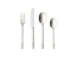 Kinderbesteck VILLEROY & BOCH "Kinderbesteck One 4er Set silber", silber, Essbesteck-Sets, Kinderbesteck