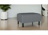 Polsterhocker HOME AFFAIRE "Glandine", grau (anthrazit), B:70cm H:44cm T:50cm, 100% Polyester, Hocker, Polsterhocker