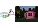 PAULMANN LED-Streifen "SimpLED Outdoor Basisset IP44 RGB beschichtet", transparent, Dioden 72 Stk. Flammen 1 Stk., Gesamtlänge 4,08m, Lichterketten, LED-Streifen