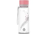 Trinkflasche EQUA "Equa Kids Birds", rosa (rosa, transparent), H:21cm, Tritan, Trinkflaschen, Trinkflasche, Tritankunststoff, Inhalt 600 ml