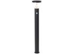 LED Außen-Stehlampe BRILLIANT "Tulip", schwarz, H:92cm Ø:16cm, Leuchten, LED Außen-Stehlampe, LED Außenstehleuchte, Solar, 92 cm, 430 lm, 3000 K, Edelstahl, schwarz