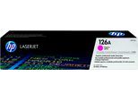 HP Tonerpatrone "HP original Toner 126A, Farben: M/C/Y/B + Combo", pink (magenta), Tonerpatronen, Tonerpatrone