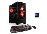 CSL Gaming-PC "AeroVision V24331", schwarz, Microsoft Windows 11 Home (64 Bit), 16 GB RAM 500 GB SSD, Desktop-PCs, Gaming-PC