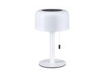 LED Außen-Tischleuchte PAULMANN "Mobile Solar Bartja IP44 2700K USB-C Akku", weiß, H:24cm, Leuchten, LED Außen-Tischleuchte