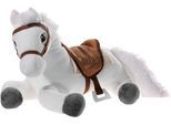 Plüschfigur HEUNEC "Bibi & Tina, Pferd Sabrina liegend, 50 cm", weiß, Plüschfiguren, KinderB:18cm H:28cm L:50cm, Plüschfigur, enthält recyceltes Material, B:18cm H:28cm L:50cm