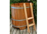 Badebottich WEKA, beige (natur), B:75cm H:100cm L:110cm, Badebottiche, Badebottich, BxLxH: 75x110x100 cm
