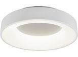 TRIO LEUCHTEN LED Deckenleuchte "GIRONA", weiß, 1, Ø 45cm H: 11cm, 1 Stk., Leuchten, mit Switch Dimmer dimmbar über Wandschalter, 4000K, 3200 Lm, LED Deckenleuchte