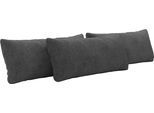Sofakissen OTTO HOME "Mikado", grau (dunkelgrau), B:65cm H:25cm T:10cm, 100% Polyester, Polsterauflagen, Sofakissen, 3,5,6,7-teilige Kissen-Sets zur Auswahl