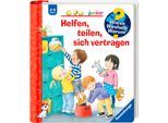 Kinderbuch RAVENSBURGER "Wieso? Weshalb? Warum? junior, Band 66 Helfen, teilen, sich vertragen", bunt, B:18cm H:19,7cm, Bücher, Kinderbuch