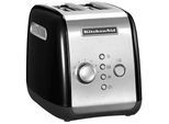 KITCHENAID Toaster "5KMT221EOB Onyx Black", schwarz (onyx schwarz), B:28,6cm H:21cm T:18,4cm, Toaster, Toaster