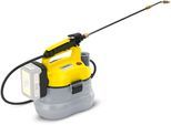 Akku-Drucksprühgerät KÄRCHER "PSU 4-18", gelb, B:18,2cm H:36,5cm T:75cm, Kunststoff, Drucksprühgeräte, Akku-Drucksprühgerät, ohne Akku und Ladegerät