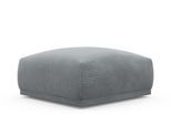 Hocker TRENDMANUFAKTUR "Braga, mit hochwertigem Kaltschaum, quadratisch, in Cord erhältlich", grau, B:85cm H:42cm T:85cm, 88% Polyester, 12% Polyacryl, Hocker, Hocker, moderner Polsterhocker, 85/42/85 cm (B/H/T)