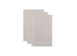 Gästehandtuch VILLEROY & BOCH "Gästetuch Gästetuch One 3er Pack" Gr. S, grau (hellgrau), B:30cm, Obermaterial: 100% Baumwolle CO., Handtücher, Gästehandtuch