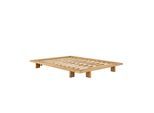 Bettgestell KARUP DESIGN "JAPAN BED Futonbett aus FSCzertifiziertem Massivholz, zeitlos, bequem", oiled oak, B:168cm H:20cm L:228cm, Betten, Bettgestell, Eiche, inkl. Lattenrost, ohne Matratze, Made in Europa