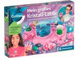Experimentierkasten CLEMENTONI "Galileo Lab, Mein großes Kristall-Labor", weiß, neutral, Experimentierkästen, Kinder, Experimentierkasten
