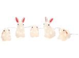 KONSTSMIDE LED-Lichterkette "Osterhase, Osterdeko aussen", Energieeffizienz: F, transparent, Dioden 40 Stk., Gesamtlänge 9m, Lichterketten, 40 warm weiße Dioden, LED-Lichterkette