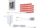 PAULMANN LED-Streifen "SimpLED Full-Line COB Basisset 12W RGB", weiß, Dioden 1.260 Stk. Flammen 1 Stk., Gesamtlänge 3,39m, Lichterketten, LED-Streifen
