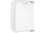 EXQUISIT Einbaukühlschrank "EKS5131-V-FE-O90E", Energieeffizienz: E, silber (weiß), B:55cm H:87,8cm T:54,6cm, Kühlschränke, Stabile Festtürtechnik: Gerätetür wird mit Möbelfront direkt verbunden, Einbaukühlschrank