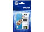 BROTHER Tintenpatrone "LC-421 Value Pack", schwarz, Tintenpatronen, Tintenpatrone