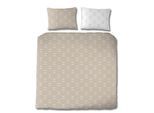 Wendebettwäsche FLORELLA "Bonia beige Fein-Renforcé, 100% Baumwolle", beige, B/L: 200cm x 220cm, 1 Stk., 2 Stk., Renforcé, B/L: 70cm x 90cm, Renforcé, Obermaterial: 100% Baumwolle CO., Bettwäsche, Wendebettwäsche
