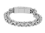Armband ADELIA´S "Herren Armband aus Edelstahl 19 cm" Gr. 19, silber, Armbänder, Herren, Edelstahl, Armband