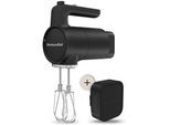 KITCHENAID Handmixer "5KHMR762BM", schwarz (matt schwarz), B:9,5cm H:17cm T:30,45cm, Mixer, mit Akku, Handmixer