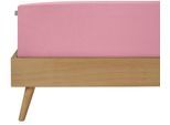 Spannbettlaken SCHIESSER "Finni aus wärmender Baumwolle", rosa, B:180cm L:200cm, Feinbiber, Obermaterial: 100% Baumwolle, Bettlaken, Spannbettlaken, für Matratzen bis zu 18 cm Höhe, Made in Green