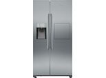 SIEMENS Side-by-Side "KA93GAIDP", Energieeffizienz: D, silber (gebürsteter stahl antifingerprint), B:90,8cm H:178,7cm T:70,7cm, Kühlschränke, Side-by-Side