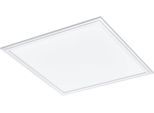 EGLO Deckenleuchte "SALOBRENA-Z", weiß, H: 5cm, 1 Stk., Leuchten, Disco-Modus, App/Sprachsteuerung Alexa, 45x45x5cm, exkl. Fernbedienung, Deckenleuchte