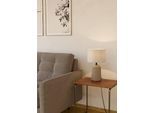 EGLO Tischleuchte "CAPALBIO", beige (sandfarben weiß), 1, Ø 23cm H: 40,5cm, 1 Stk., Leuchten, Nachttischlampe, Keramik, E27 Fassung, Tischleuchte
