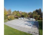 Pool-Abdeckplane KWAD "FLEX für Pools der Größe 7,0 x 3,5 m", grau, B:400cm L:750cm, Polyvinylchlorid (PVC), Planen, Pool-Abdeckplane, in verschiedenen Farben