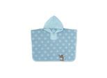 Kapuzenhandtuch STERNTALER "Badeponcho ESEL Emmi", blau (mittelblau), 1 Stk., Frottee, Handtücher, Kapuzenhandtuch