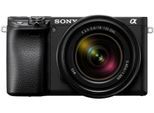 SONY Kompaktkamera "Alpha 6400 + 18-135mm Objektiv", schwarz, B:12cm H:6,69cm T:5,97cm, Fotokameras, Kompaktkamera
