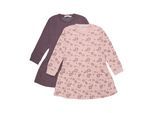 Jerseykleid MINYMO "Jerseykleid MISweat", Mädchen, Gr. 110, N-Gr, rosa (misty rose), Obermaterial: 60% Baumwolle CO. 40% Polyester PES., Kleider Jerseykleid