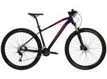 Mountainbike KROSS "KROSS MTB Hardtail Level 2.0 29" blau 18 Gänge" Gr. 56, blau (blau, schwarz), Fahrräder, Herren, 56cm, 29 Zoll (73,66cm) hinten: 29 Zoll (73,66cm), Mountainbike