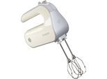 BOSCH Handmixer "Styline MFQ40301, Edelst. Rührbesen/Knethaken, 5 Stufen, hellgelb", beige (smooth vanilla, silber), B:20cm H:14,2cm T:7,5cm, Mixer, Turbostufe, leichtes Gehäuse, Made in Europe, Handmixer