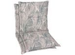 Sesselauflage GO-DE, beige, B:50cm H:7cm T:110cm, Baumwolle, Polyester, Polyurethan, Polsterauflagen, Sesselauflage, 110x50 cm