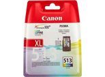 CANON Tintenpatrone "CL 513 XL", bunt (cyan, gelb, magenta), Tintenpatronen, original Druckerpatrone 513 cyan/magenta/yellow XL, Tintenpatrone