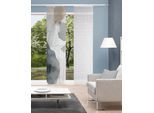 Schiebegardine VISION S "AQUA", grau (stein), B:60cm H:260cm, Polyester, Polyester, Gardinen, Schiebegardine, digital bedruckt