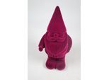 Weihnachtsfigur AM DESIGN "Santa mit samtweichem Flock", pink (fuchsia), B:17cm H:55cm T:12cm, Kunststoff, Dekofiguren, Weihnachtsfigur, aus Kunststoff, Höhe 55 cm, in verschiedenen Farben