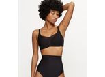Bügel-BH TRIUMPH "Shape Smart P", Damen, Gr. 1, N-Gr, schwarz, Microtouch, Obermaterial: 51% Polyamid, 25% Polyester, 24% Elasthan, unifarben, BHs Bügel-BH, glättend und schmeichelnd