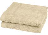 Handtücher ROSS "Rubin", beige (sand), B:50cm L:100cm, Frottier, Baumwolle, Handtücher, Handtücher, 100% Baumwolle