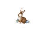 Osterhase GOEBEL "Jahreshäschen 2026", braun (bunt), B:4cm H:8,5cm T:8,5cm, Biskuitporzellan, Dekofiguren, Osterhase
