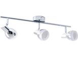 NÄVE LED Deckenspot "Chromey", grau (chromfarben), 3, H: 13cm, 1 Stk., Leuchten, für Wand und Decke geeignet, Farbe: chrom, LED Deckenspot