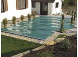 Pool-Abdeckplane KWAD "mit Aluminium-Querstreben verstärkt für Pools der Größe 6,0 x 3,0 m", grau (dunkelgrau), B:350cm L:650cm, Polyvinylchlorid (PVC), Planen, Pool-Abdeckplane, in verschiedenen Farben