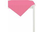 Mitteldecke APELT "3944 UNI BASIC", rosa, B:88cm L:88cm, Baumwolle, Tischdecken, Mitteldecke