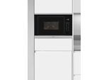 EXQUISIT Einbau-Mikrowelle "EMW25-G-020", grau (inox), B:59,5cm H:38,6cm T:37,5cm, Mikrowellen, 2-in-1 Gerät: Aufwärmen oder Grillen – Genuss im Handumdrehen, Einbau-Mikrowelle
