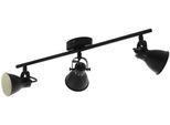 EGLO Deckenspot "SERAS 2", schwarz, 3, Leuchten, Küchenlampe, Deckenstrahler, Industrial, modern, Deckenspot
